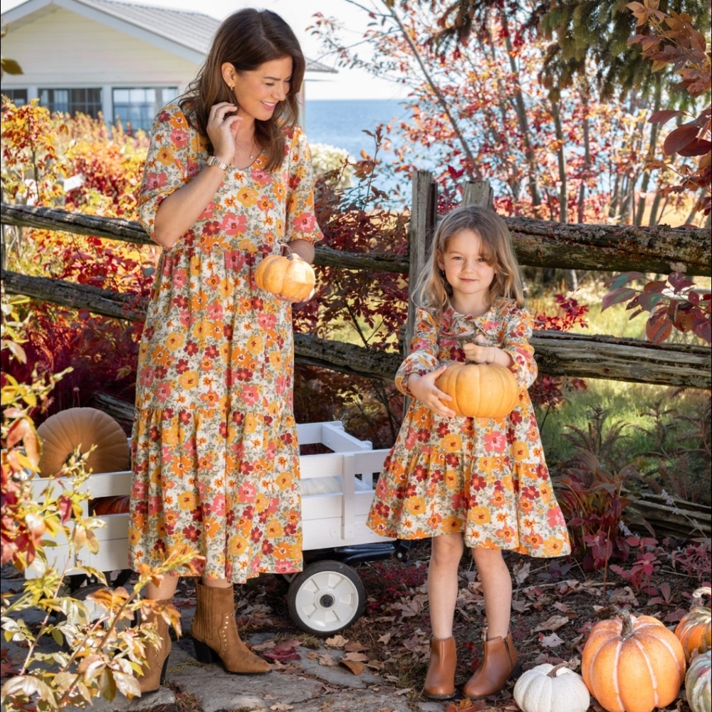 Jillian Harris - Joe Fresh - Kids Floral Dress - Size Medium - Picture 1 of 6
